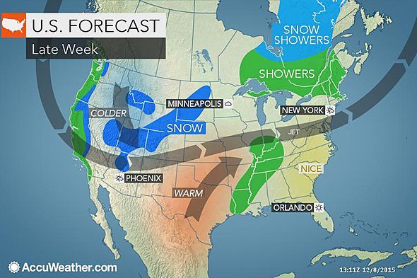 Very Active Weather Pattern and Colder Temperatures in Mainly the ...