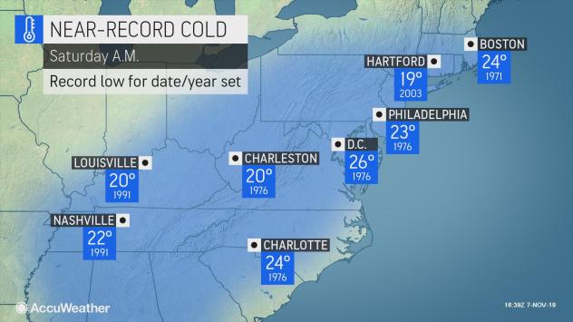 Millions across eastern US bracing for cold that could break records ...