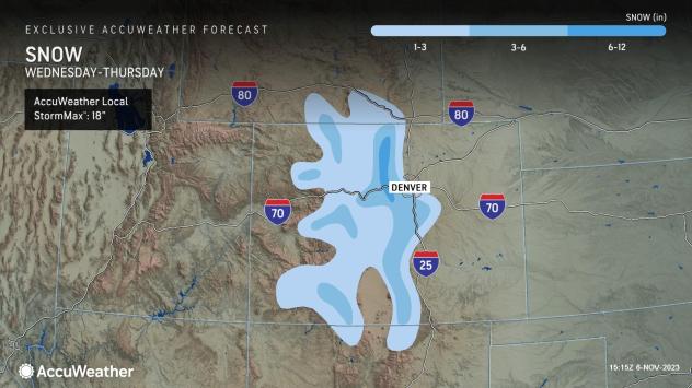 After days of above-average highs, Denver could see second snowfall of ...
