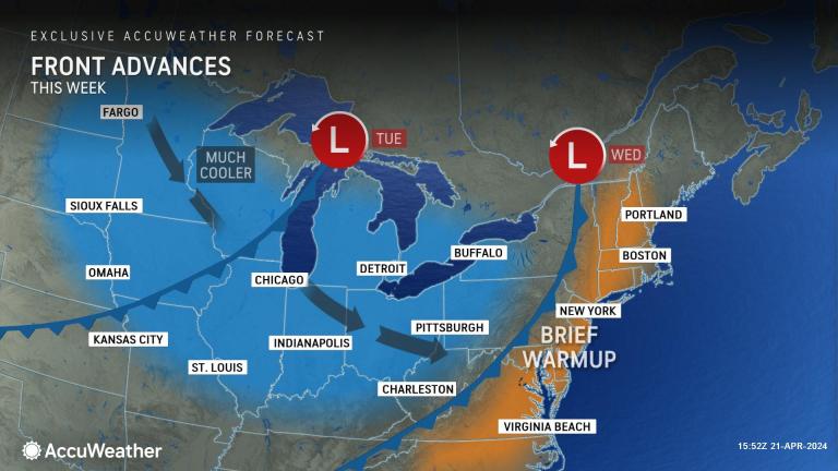 Frosty mornings will mean trouble for plants in the Midwest and East ...