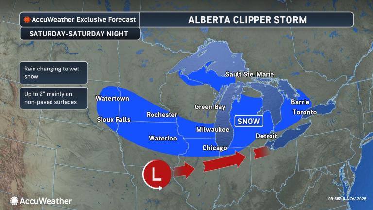 Upcoming eastern US cold wave to be accompanied by snow in Midwest ...