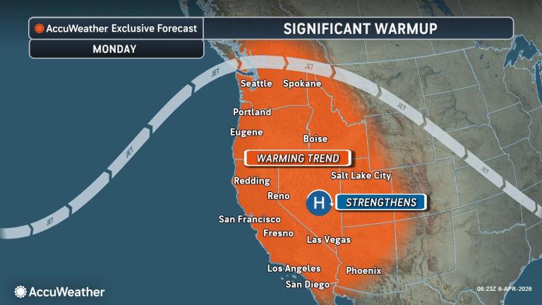 Significant early April warmup in the West to exacerbate ongoing drought